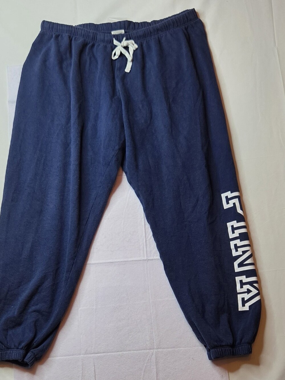 Victoria’s Secret PINK Navy Blue Boyfriend Jogger Sweatpants Large